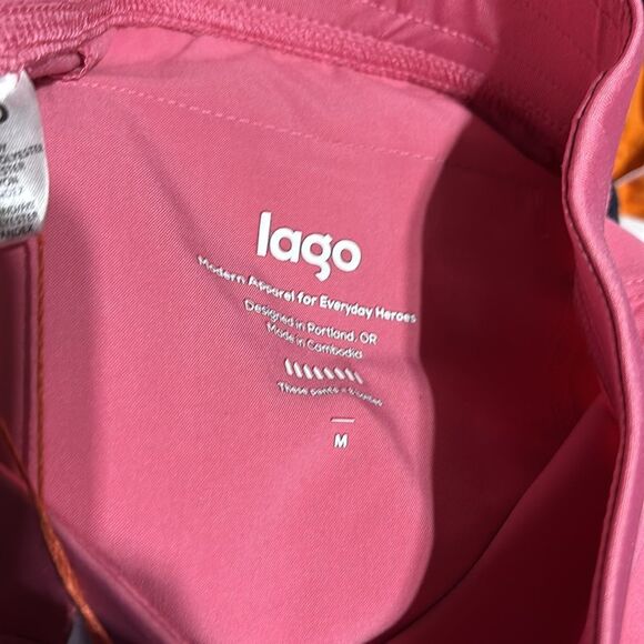 NEW LAGO | scrub pants joggers rose jogger medium - Picture 4 of 4